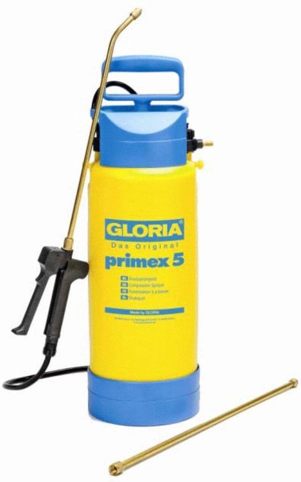 Gloria painesumutin Primex 5 - Taka- ja paineruiskut - 41x36x55,5 cm - 5 l - Keltainen Sininen