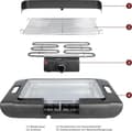 Miniatyrbild 6 av 6: Clatronic BQ 3507 elektrisk bordsgrill