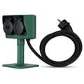 Miniatyrbillede 3 af 6: REV 0595004555 Jordspyd, 2-vejs havestik, IP44, kabel 1,4m, max. 3500W, grøn