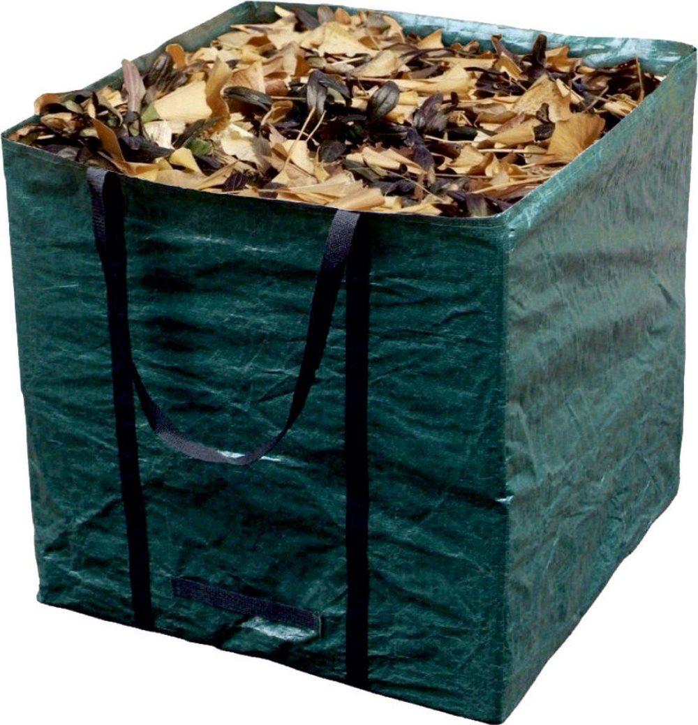 CON:P Square Garden Waste Bag 245Liter - Lätt att rensa trädgårdsavfall - Rivbeständigt folietyg - Återanvändbar - Vikbar