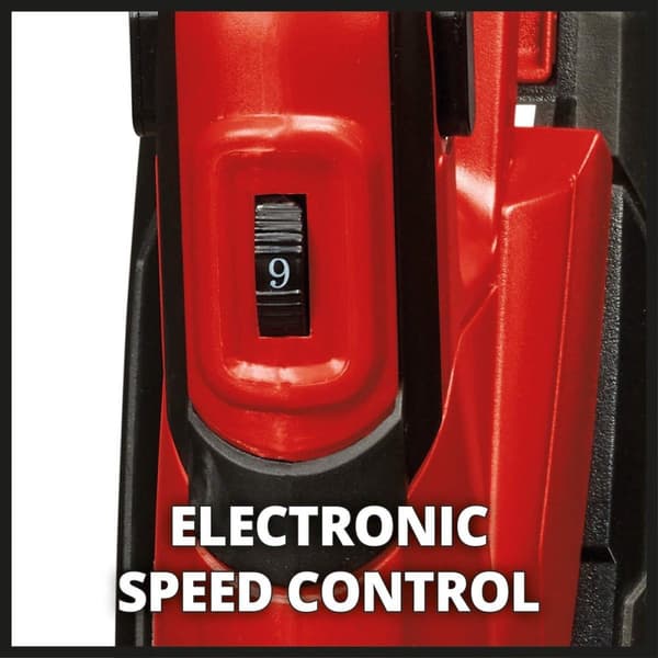 Einhell akkukultivaattori GE-CR 18/20 Li E Solo Power X-Change (18 V - Li-ion - elektroninen nopeudensäätö - 4 leikkuuterää - lisäkahva - ilman akkua