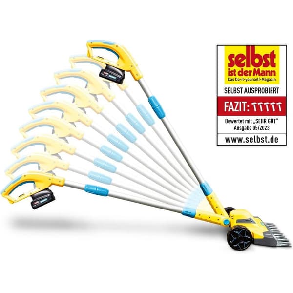 Gloria Haus und Garten FineCut Batteri Grästrimmer inkl. batteri, inklusive laddningsstation 18 V 2.5 Ah