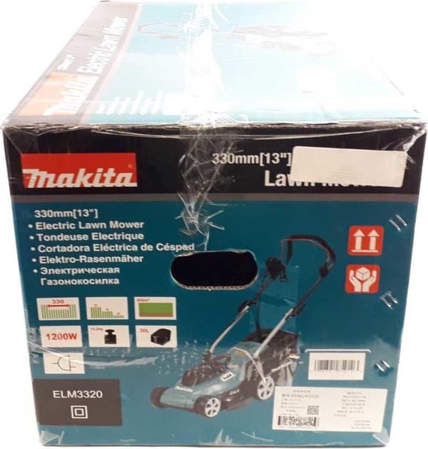 Makita ELM3320 ruohonleikkuri Kävele ruohonleikkurin takana Black,Turquoise AC