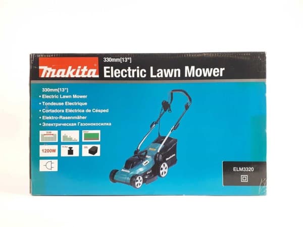 Makita ELM3320 ruohonleikkuri Kävele ruohonleikkurin takana Black,Turquoise AC