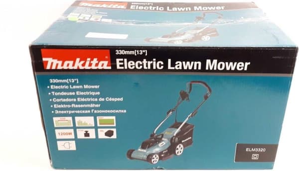 Makita ELM3320 ruohonleikkuri Kävele ruohonleikkurin takana Black,Turquoise AC