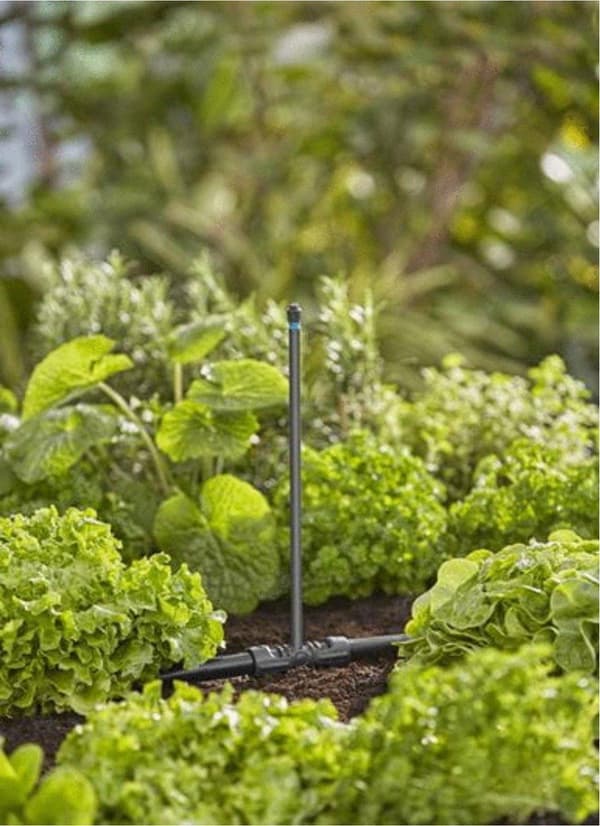 Gardena MDS Spray Nozzle 360° pyöreä sprinkleri muovinen musta (13322-20)