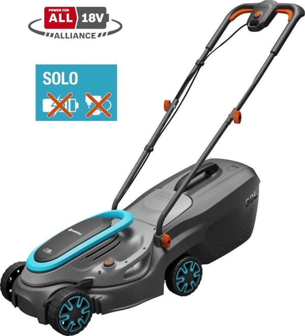Gardena PowerMax 32/18V P4A Solo - ruohonleikkuri - johdoton - 18 V - ilman akkua, ilman laturia - 32 cm