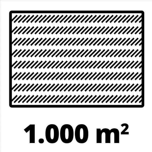 Einhell sladdlös gräsklippare GE-CM 36/48 Li M-| Solo. Typ: skjutgräsklippare, klippbredd: 48 cm, minsta klipphöjd: 3 cm. Energikälla: uppladdningsbar
