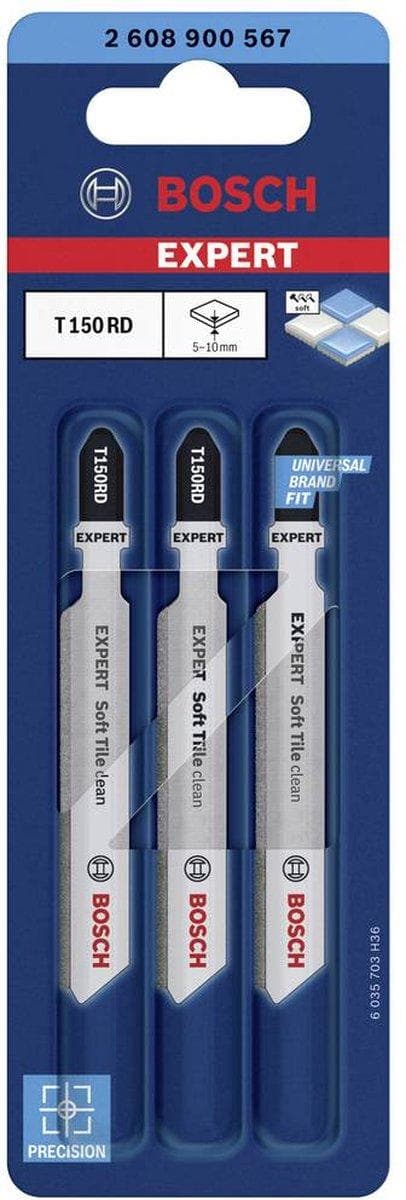 Bosch tilbehør 2608900567 Expert Soft Tile Clean T 150 RD, decoupeerzaagblad, 3 styk 3 styk(s)