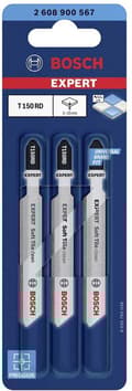 Miniatyrbillede 2 af 7: Bosch tilbehør 2608900567 Expert Soft Tile Clean T 150 RD, decoupeerzaagblad, 3 styk 3 styk(s)