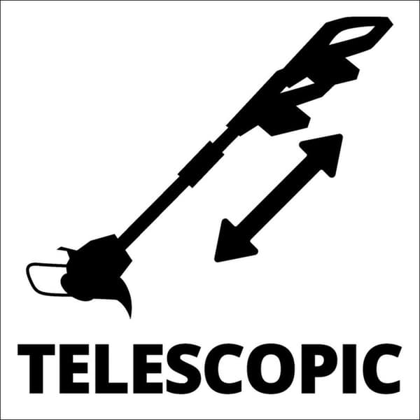 Einhell Accu ruohotrimmeri GE-CT 18/28 Li Solo Power X-Change (Li-Ion, 18 V, 28 cm maaibreedte draad, draai- ja kallistettava moottoripään vipu zonder