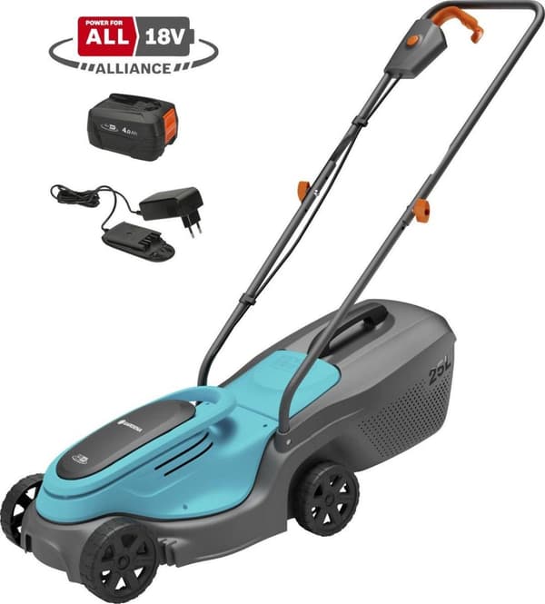GARDENA PowerMax 30/18V P4A Læs Grasmaaier Accu Incl. Oplader 18 V Snijbredde maks. 300 mm