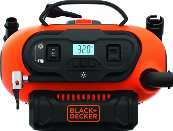 Black & Decker BDCINF18N-QS luftkompressor 160 l/min AC/cigarr tändare