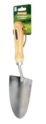 BRÜDER MANNESMANN blomspackel, med trähandtag, bredd: 90 mm rostfri murslev, längd: 330 mm, - 1 st (M30321)