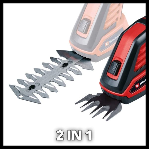 Einhell GC-CG 3,6/70 Li WT akku græssaks, busksaks uden skaft, inkl. græs- og busksaks fastgørelse, inkl. batteri, inkl. oplader 3,6 V Li-Ion (3410365