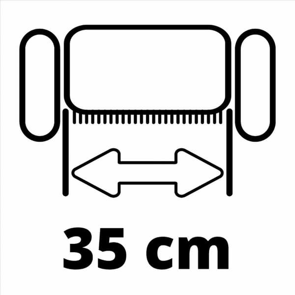 Einhell GE-SA 1435/1 elektrisk scarifier justerbart styr arbejdsbredde 35 cm (3420690)
