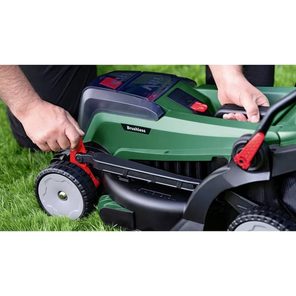Bosch Home and Garden Batteri Gräsklippare inkl. 2 batteri, inklusive laddningsstation 2x 18 V Klippbredd 37 cm Lämplig
