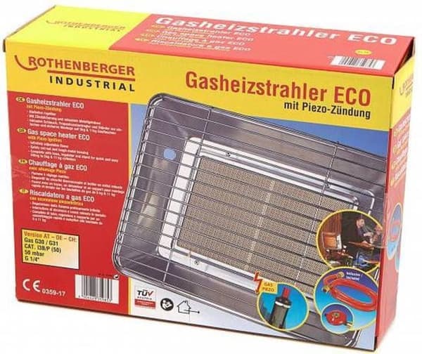 Gasbrännare 4,2 kW Rothenberger Industrial 35985 Inkl. Piezo tändning