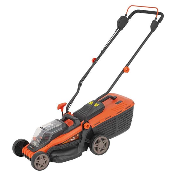 Powerplus Elektrisk Plæneklipper Powdpg75561 20v 340 Mm Søvfarvet