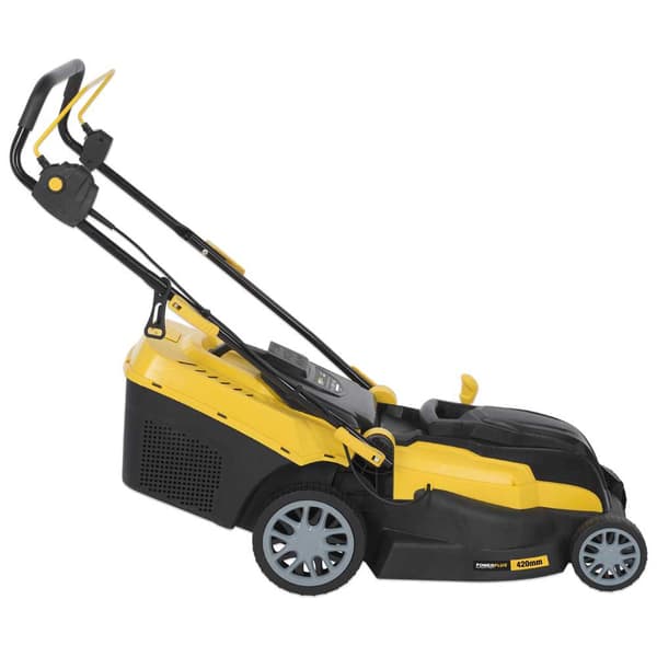 Powerplus Elektrisk Plæneklipper Powxg6281 2000w 420 Mm Søvfarvet