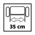 Miniatyrbild 3 av 4: Einhell 3405961 Fläktvals till mossrivare Passar till (specifikationer) 2748949.Einhell batteridriven vertikalskärare g