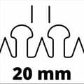 Miniatyrbild 7 av 10: Einhell GC-HH 9046 teleskopisk häcksax 900 W 460 mm (3403880)