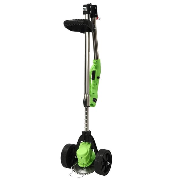 Elektrisk Plæneklipper, 200W Motor, Højdejusterbar,Rød, EU Grøn
