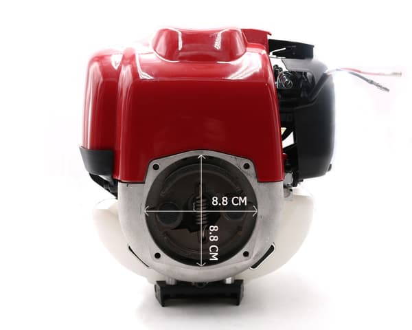Benzinmotor, 4-takts design, 35,8 cc slagvolumen, 1,3 HK effekt