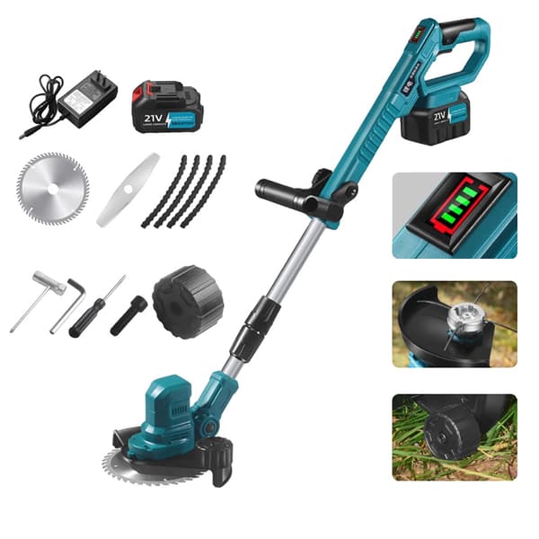 Elektrisk Plæneklipper, 1500W Effekt, 12000RPM Hastighed,1500W