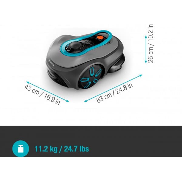 Gardena Smart Sileno Free 1500 robotgräsklippare, gränslös