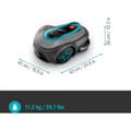 Pikkukuva 4 / 11: Gardena Smart Sileno Free 1000 robottiruohonleikkuri, rajalangaton