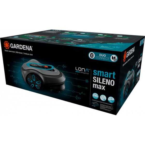 Gardena smart Sileno max 1500 DuoConnect robottiruohonleikkuri + asennustarvikkeet