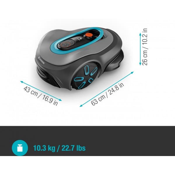 Gardena smart Sileno Max 1000 DuoConnect robotgräsklippare + installationsmaterial