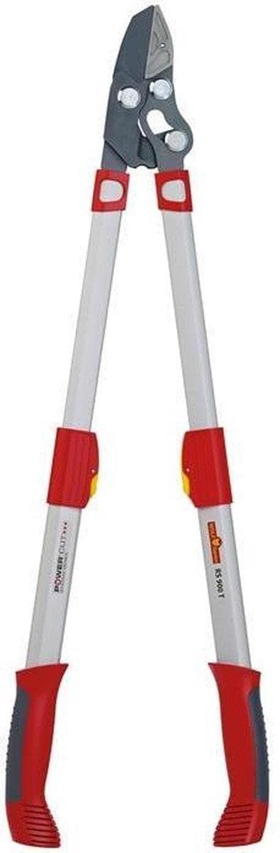 WOLF-Garten Loppers POWER CUT*** RS 900 T - pituus 650-900mm - teleskooppi - alumiinivipuvarret - 4x enemmän tehoa - säädettävä terän kireys - alasin