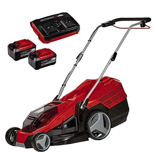 Einhell Power X-Change GE-CM 36/43 Li M-Solo akku plæneklipper, bagudkast, mulching funktion, uden batteri, uden lader, med klippehøjdejustering 18 V