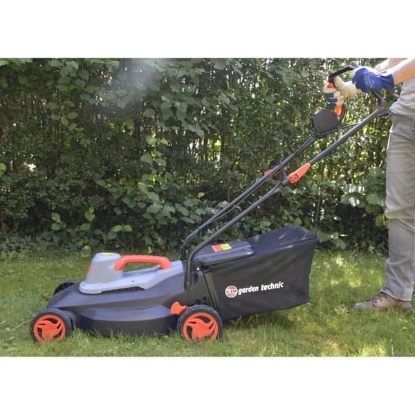 Elektrisk plæneklipper - ELEM TECHNIC - 40cm - 1800W - 40L opsamlingsbeholder