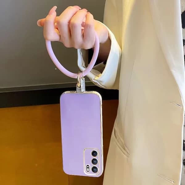 Telefonsnöre, anti-förlorat armband med telefonkudde för telefonfodral