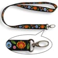 Miniatyrbild 1 av 2: Lång folklig łowicki lanyard svart