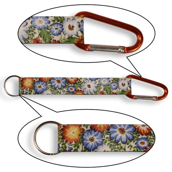Kort koppel med boja folk Opole blommor beige