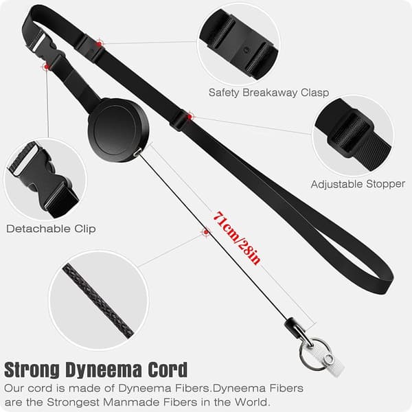 INF Tunga infällbart ID-korthållare Lanyard