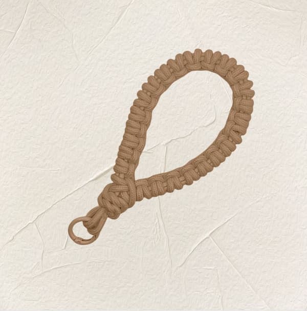 INF GT1908 Anti-Lost Telefon Lanyard Kjede Brun