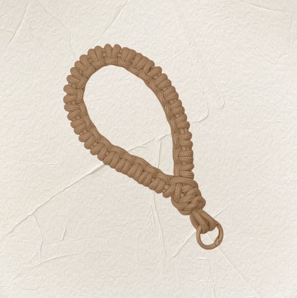 INF GT1908 Anti-Lost Telefon Lanyard Kjede Brun