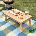 Miniatyrbild 5 av 6: Songmics Bambu Lap Desk, Laptop Table, Breakfast Tray med 5 justerbara lutningsvinklar, Natural