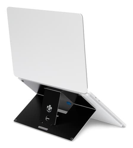 R-Go Tools Laptop stand R-Go Riser Attachable, adjustable, integrated with your laptop, aluminum, black