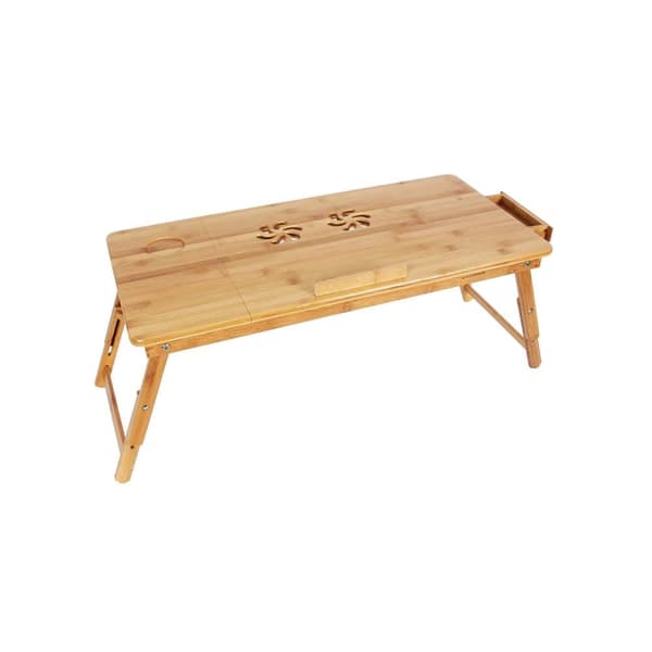 Kannettava tietokonepöytä, SONGMICS LLD004, 72x35 cm, bambu