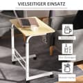 Miniatyrbild 7 av 9: Sidobord, 60x40x68-78 cm, Vit