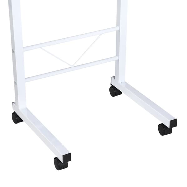 Sidobord, 60x40x68-78 cm, Vit