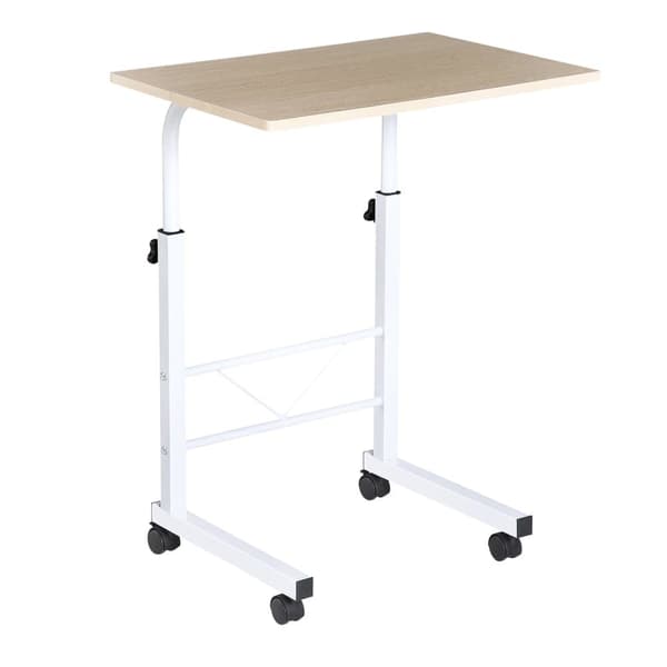 Sidobord, 60x40x68-78 cm, Vit