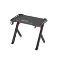 Miniatyrbillede 1 af 2: Gamingbord, Stor Størrelse 120 cm, Robust Materiale Konstruktion,Sort S