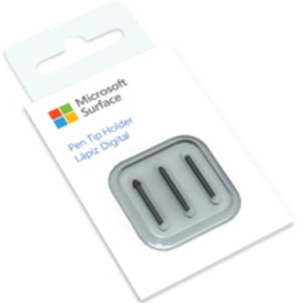 Microsoft Surface Pen Utbytesspetsar Set 3 st med tryckkänslig spets Svart